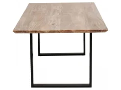 Stoły*KARE Design Stół Symphony 160x80 Cm Akacja Nogi Czarne