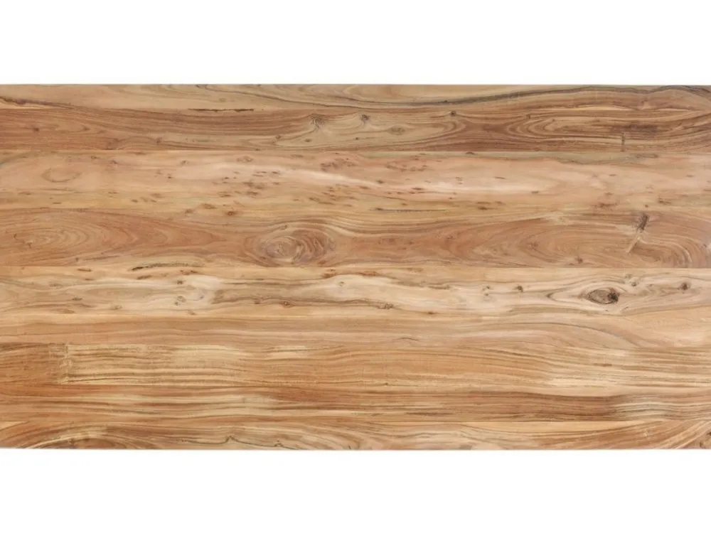 Stoły*KARE Design Stół Symphony 160x80 Cm Akacja Nogi Czarne