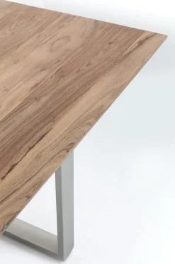 Stoły*KARE Design Stół Symphony 180x90 Cm Akacja Nogi Srebrne