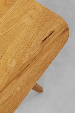 Stoły*KARE Design Stół Z Drewna Dębowego Blat Prostokątny 160x90 Cm