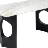 Stoły*KARE Design Stół Z Kamionkowym Blatem 180x90 Cm Nogi Czarne
