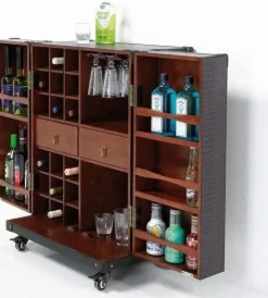 Barki*KARE Design Szafa Barowa Colonial 66x83 Cm Ciemnobrązowa