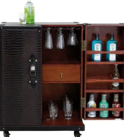 Barki*KARE Design Szafa Barowa Colonial 66x83 Cm Ciemnobrązowa