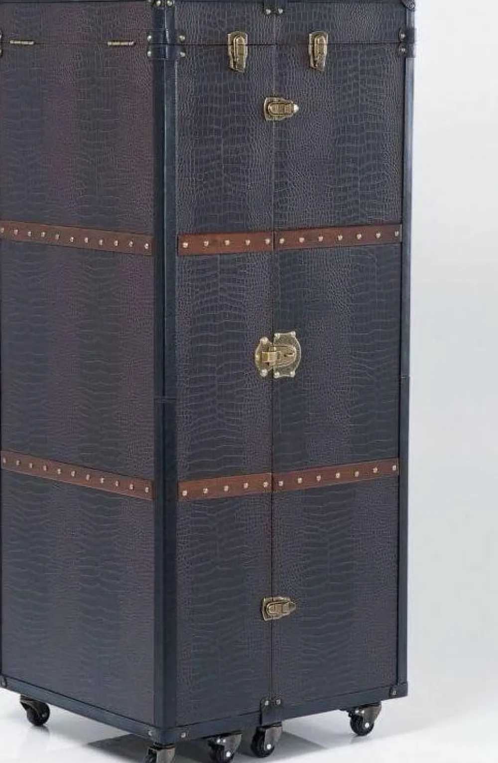 Szafy*KARE Design Szafa Barowa Colonial 60x153 Cm Ciemnobrązowa