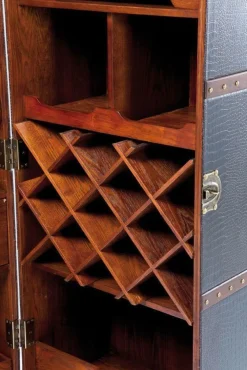 Szafy*KARE Design Szafa Barowa Colonial 60x153 Cm Ciemnobrązowa