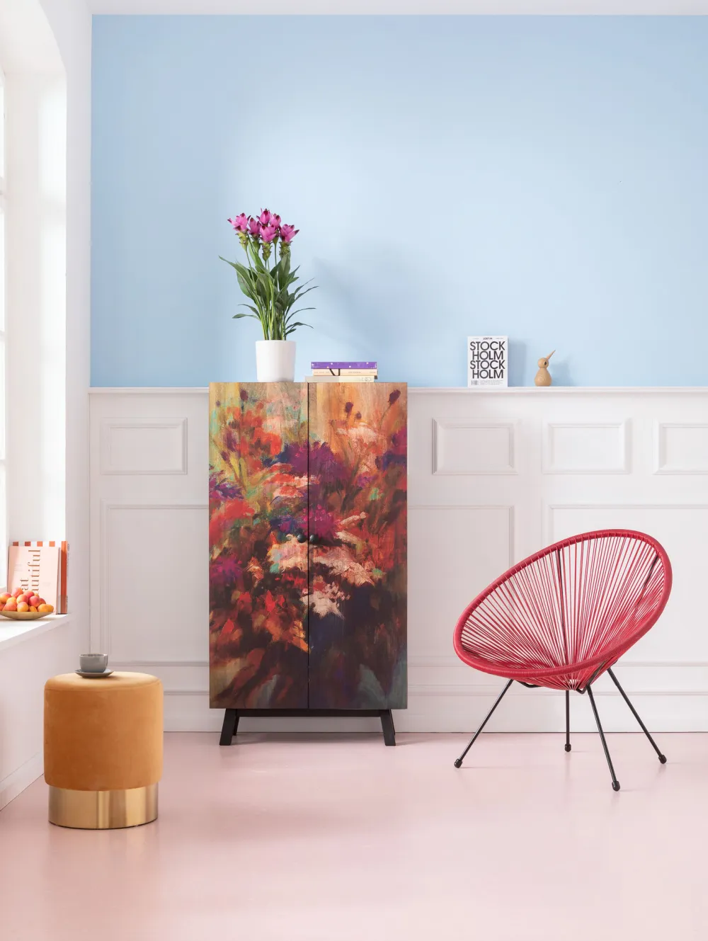 Szafy*KARE Design Szafa Fleur 76x140 Cm Kolorowa