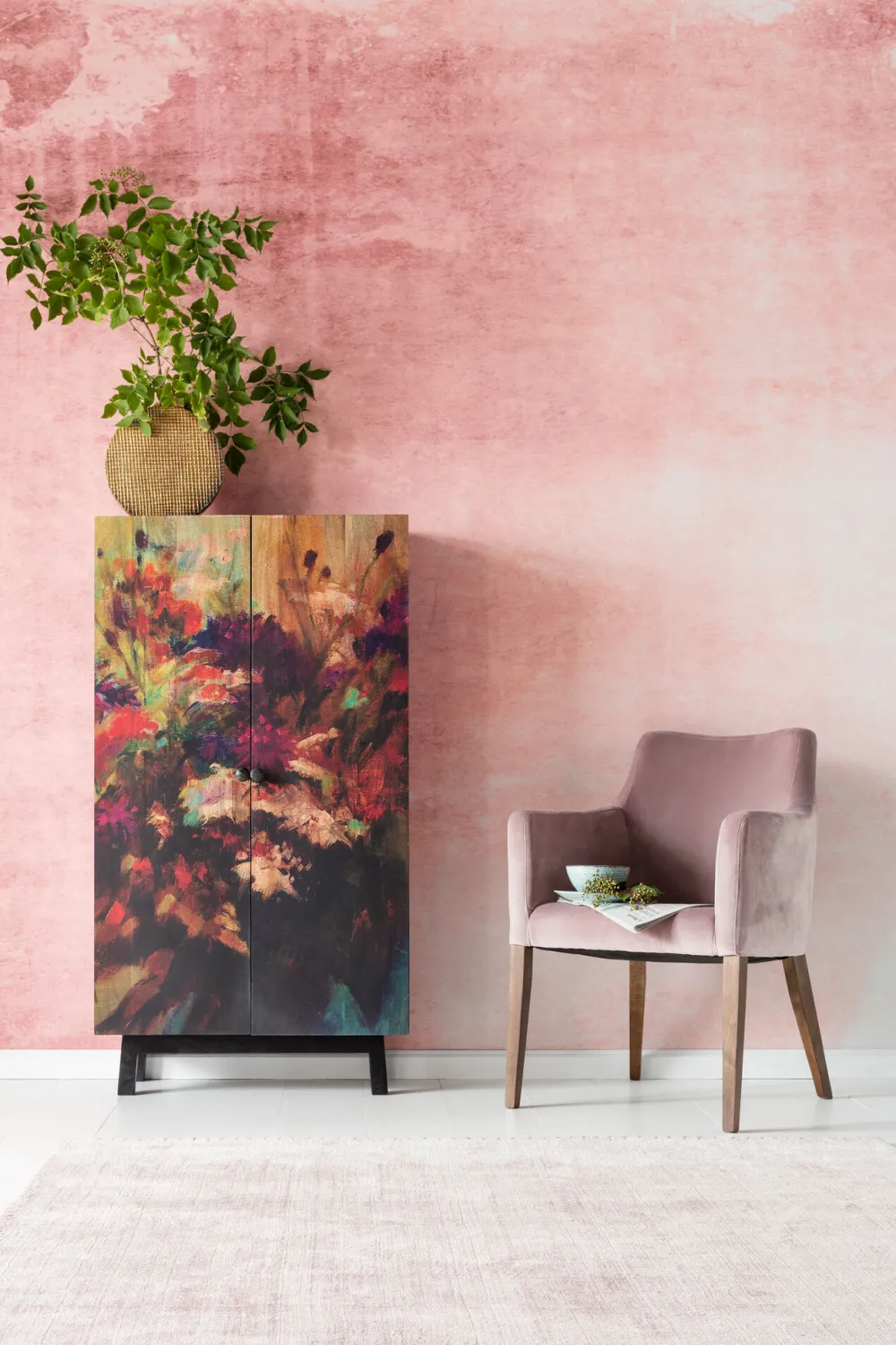 Szafy*KARE Design Szafa Fleur 76x140 Cm Kolorowa