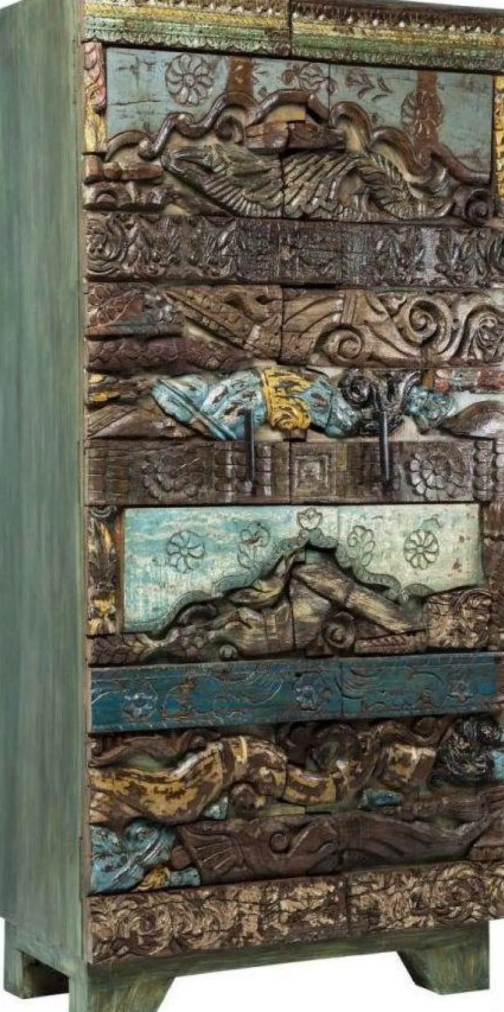 Szafy*KARE Design Szafa Shanti Surprise Puzzle 85x180 Cm Kolorowa