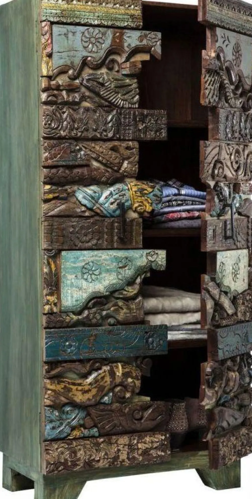 Szafy*KARE Design Szafa Shanti Surprise Puzzle 85x180 Cm Kolorowa