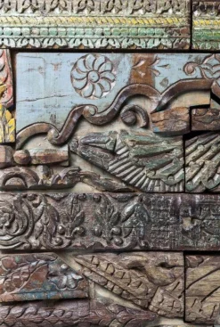 Szafy*KARE Design Szafa Shanti Surprise Puzzle 85x180 Cm Kolorowa