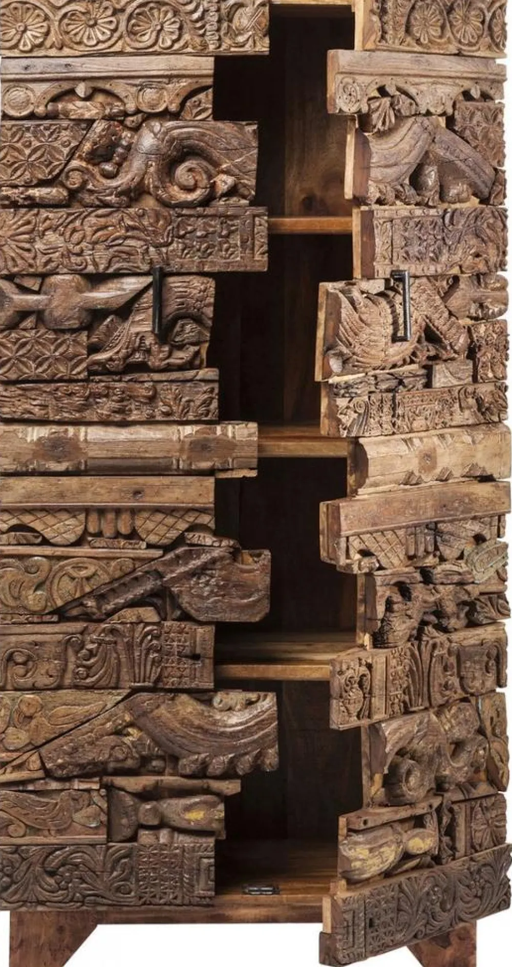 Szafy*KARE Design Szafa Shanti Surprise Puzzle 85x180 Cm Drewniana