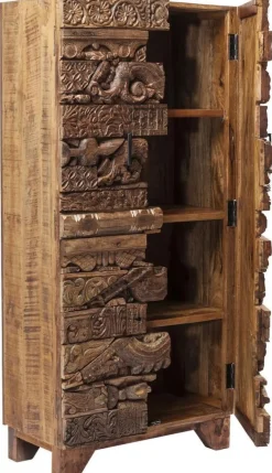 Szafy*KARE Design Szafa Shanti Surprise Puzzle 85x180 Cm Drewniana