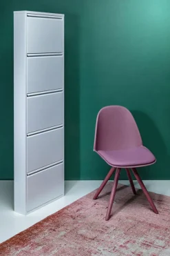 Szafki Na Buty*KARE Design Szafka Na Buty Caruso 50x170 Cm Biała