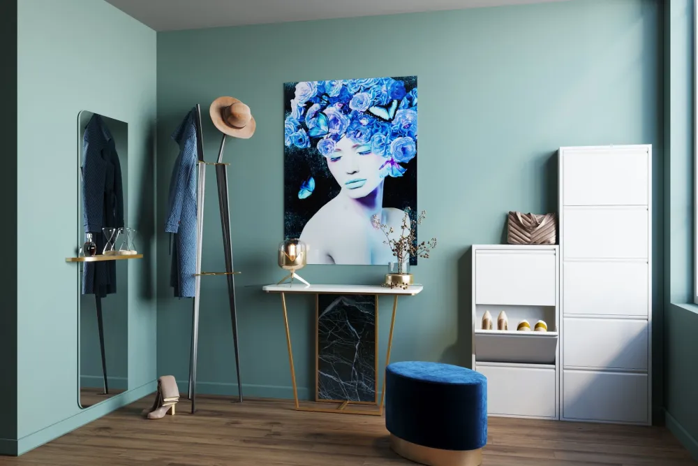 Szafki Na Buty*KARE Design Szafka Na Buty Caruso 50x170 Cm Biała
