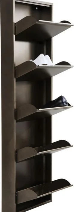 Szafki Na Buty*KARE Design Szafka Na Buty Caruso 50x170 Cm Brązowa
