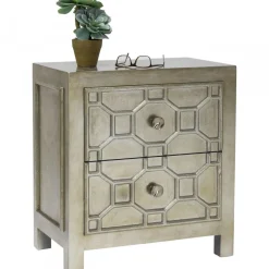 Szafki Nocne*KARE Design Szafka Nocna Alhambra 59x65 Cm Szampańska