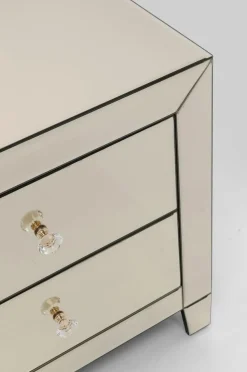 Szafki Nocne*KARE Design Szafka Nocna Luxury Gold 2 49x50 Cm Szampańska