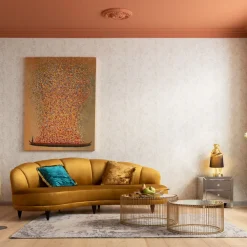 Szafki Nocne*KARE Design Szafka Nocna Luxury Gold 2 49x50 Cm Szampańska
