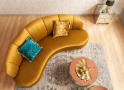 Szafki Nocne*KARE Design Szafka Nocna Luxury 50x49 Cm Wykończenie Szklane
