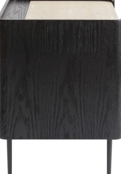 Szafki Nocne*KARE Design Szafka Nocna Milano 56x62 Cm Ciemnobrązowa