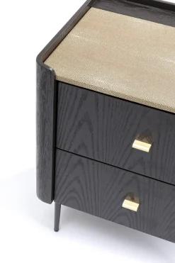Szafki Nocne*KARE Design Szafka Nocna Milano 56x62 Cm Ciemnobrązowa