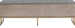 Szafki Rtv*KARE Design Szafka RTV Cesaro 160x50 Cm Naturalna - Blat Ceramika
