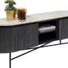 Szafki Rtv*KARE Design Szafka RTV Glenn 150x54 Cm Biało-szara