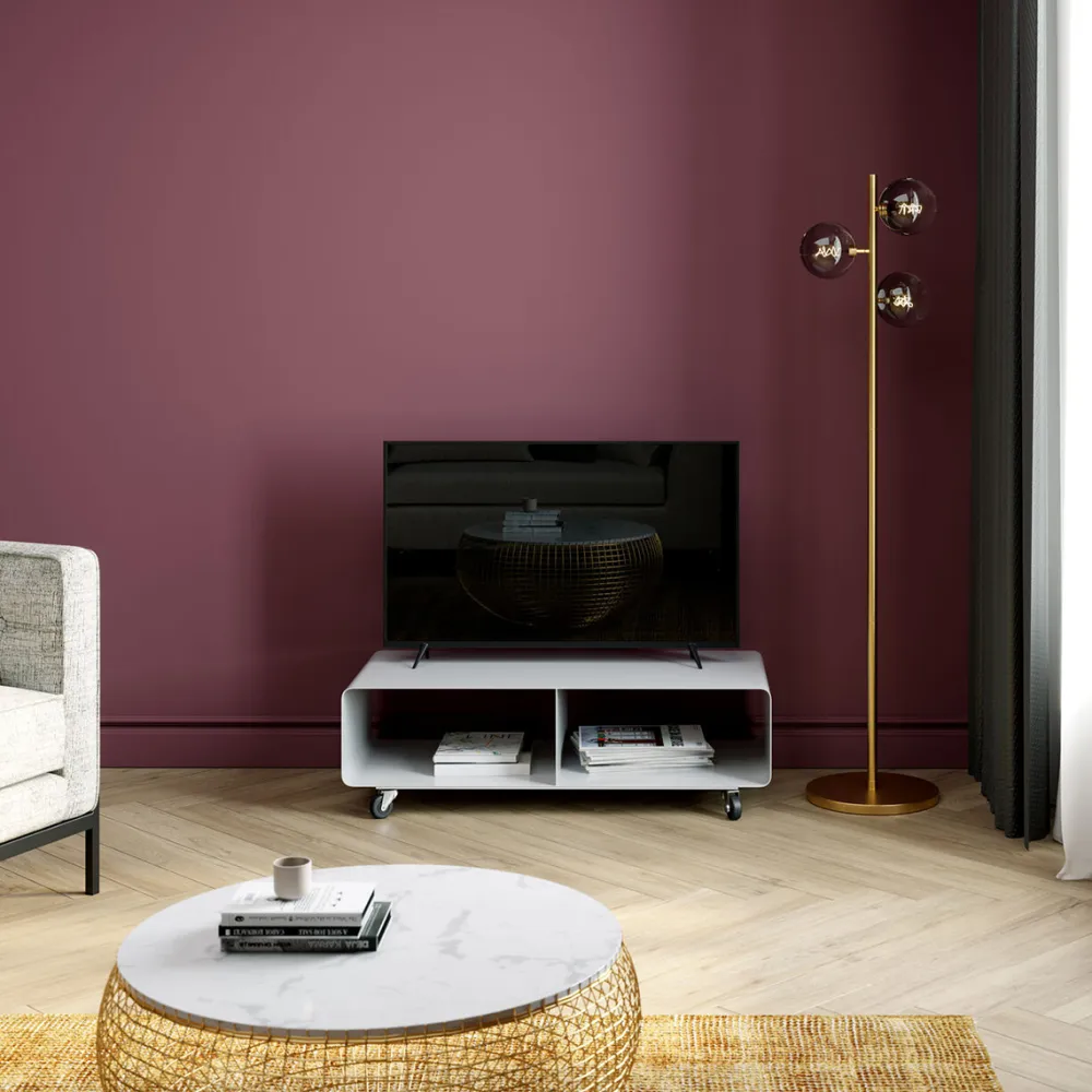 Szafki Rtv*KARE Design Szafka RTV Lounge 90x30 Cm Biała
