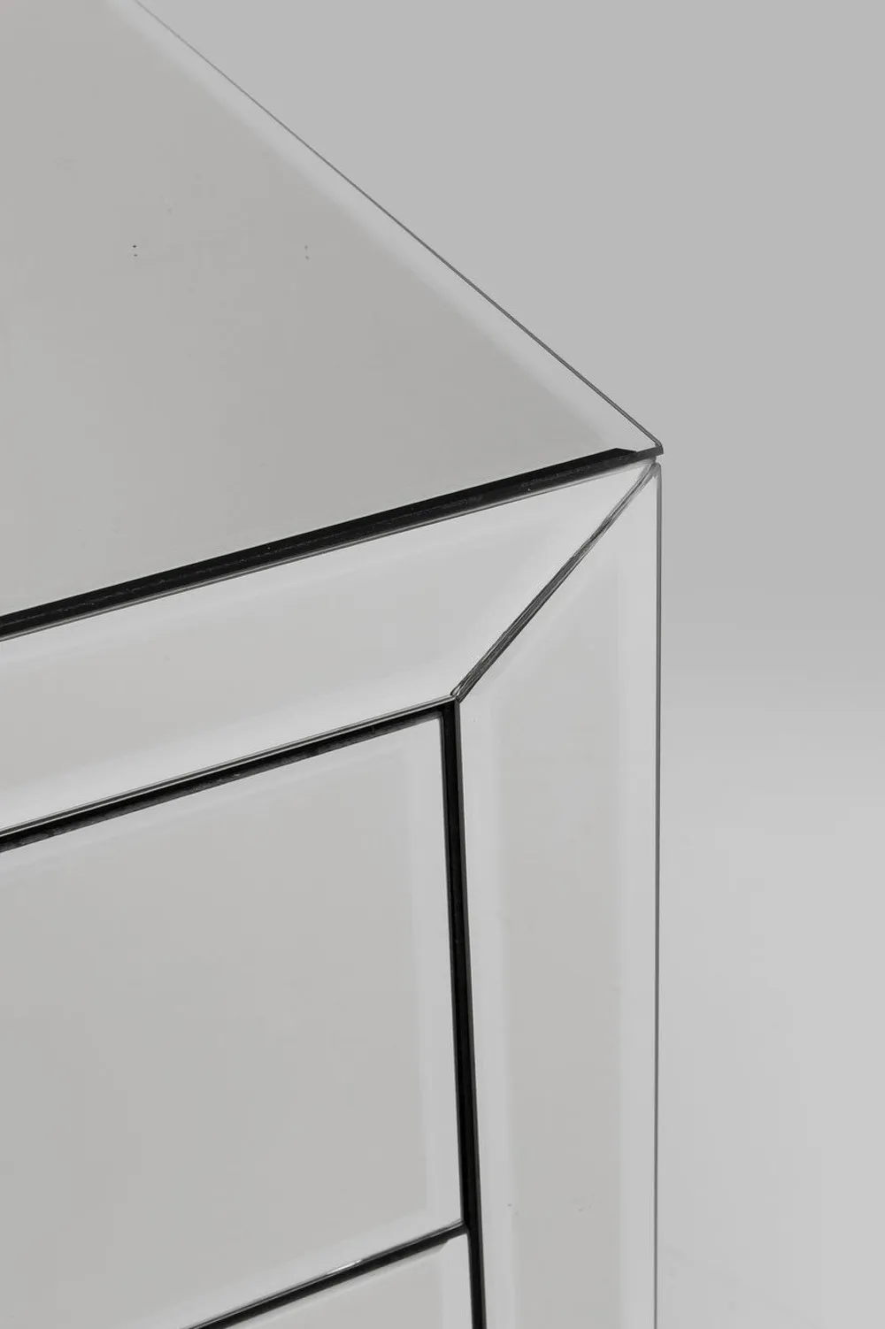 Szafki Rtv*KARE Design Szafka RTV Luxury 140x50 Cm Lustrzana