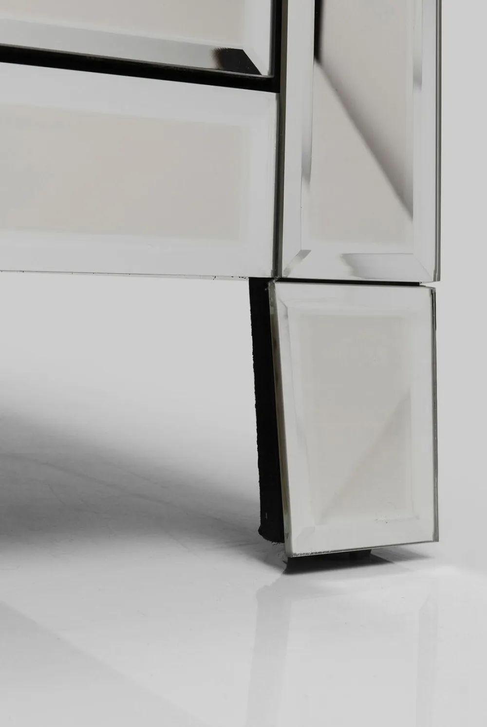 Szafki Rtv*KARE Design Szafka RTV Luxury 140x50 Cm Lustrzana