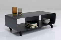 Szafki Rtv*KARE Design Szafka RTV M Mobil 90x30 Cm Szara