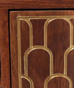 Szafki Rtv*KARE Design Szafka RTV Muskat 140x50cm Brązowa