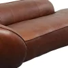 Szezlongi*KARE Design Szezlong Duży Ekskluzywny Brązowy Skóra Semianilinowa 252x108 Cm