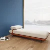 Szezlongi*KARE Design Szezlong - Leżanka Ekskluzywna Skóra Naturalna I Len 187 Cm