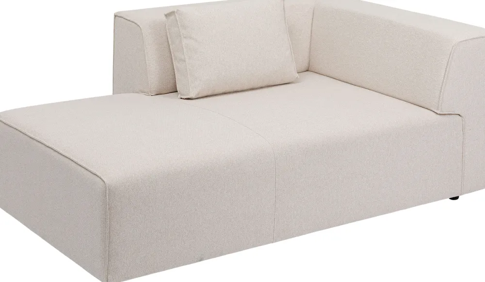 Szezlongi|Sofy Modułowe*KARE Design Szezlong Tapicerowany Kremowy Moduł Lewy 182x118 Cm