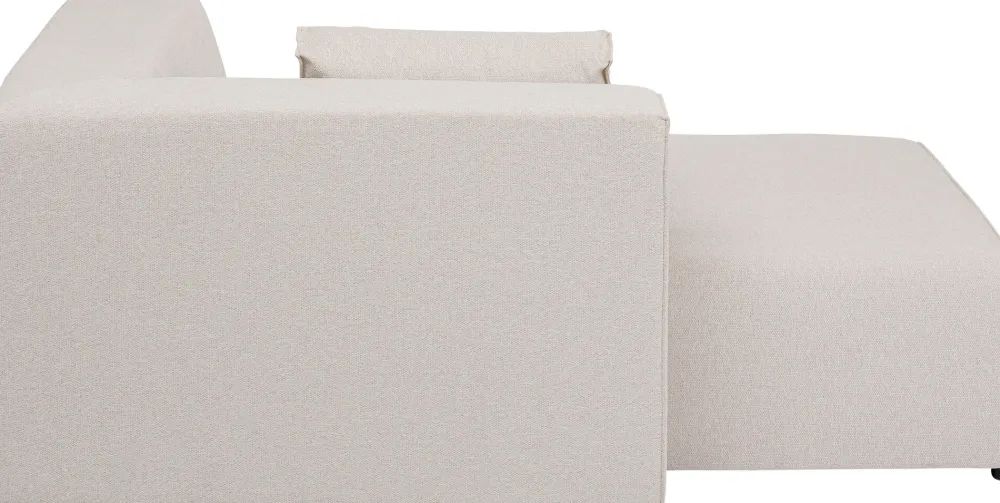 Szezlongi|Sofy Modułowe*KARE Design Szezlong Tapicerowany Kremowy Moduł Lewy 182x118 Cm