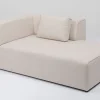 Szezlongi|Sofy Modułowe*KARE Design Szezlong Tapicerowany Moduł Kremowy Prawy 182x118 Cm