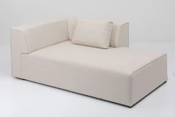Szezlongi|Sofy Modułowe*KARE Design Szezlong Tapicerowany Moduł Kremowy Prawy 182x118 Cm