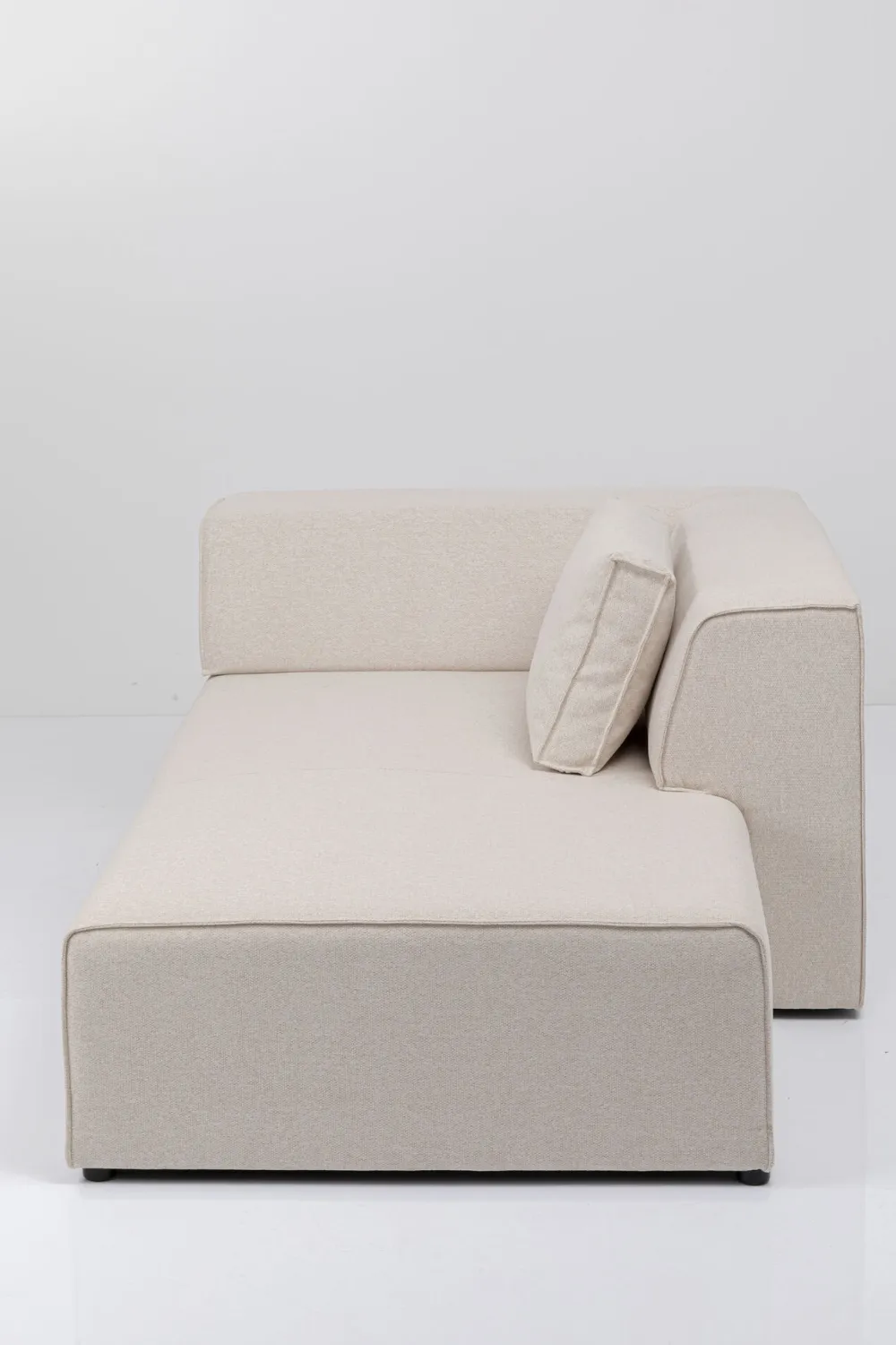 Szezlongi|Sofy Modułowe*KARE Design Szezlong Tapicerowany Moduł Kremowy Prawy 182x118 Cm