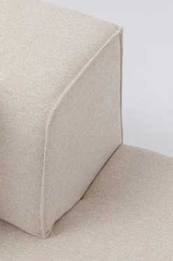 Szezlongi|Sofy Modułowe*KARE Design Szezlong Tapicerowany Moduł Kremowy Prawy 182x118 Cm