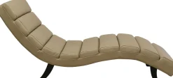 Szezlongi*KARE Design Szezlong Tapicerowany Oliwkowa Zieleń Nogi Bukowe Czarne 190 Cm