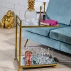 Zastawa Stołowa|Szklanki*KARE Design Szklanka Diamond Gold Rim 710 Ml Transparentna