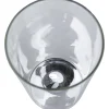 Szklanki*KARE Design Szklanka Electra 520 Ml Transparentna - Spód Srebrny