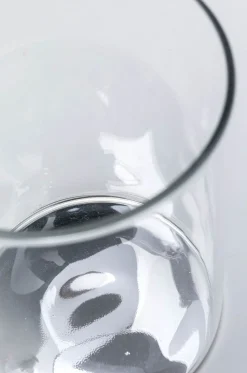 Szklanki*KARE Design Szklanka Electra 520 Ml Transparentna - Spód Srebrny