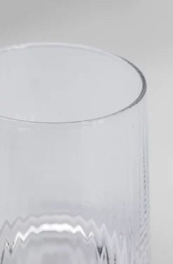 Zastawa Stołowa|Szklanki*KARE Design Szklanka Riffle 440 Ml Transparentna