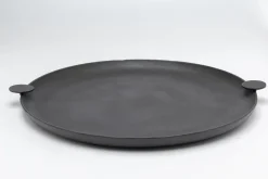 Zastawa Stołowa*KARE Design Taca Aluminiowa Ciemnoszara Loft Ø59 Cm