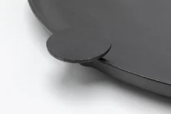 Zastawa Stołowa*KARE Design Taca Aluminiowa Ciemnoszara Loft Ø59 Cm