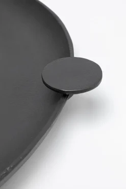 Zastawa Stołowa*KARE Design Taca Aluminiowa Ciemnoszara Loft Ø59 Cm
