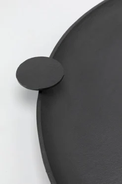 Zastawa Stołowa*KARE Design Taca Aluminiowa Ciemnoszara Loft Ø59 Cm