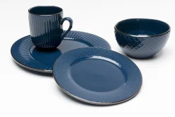 Zastawa Stołowa|Talerze*KARE Design Talerz Deserowy Ceramiczny Niebieski Ø20 Cm
